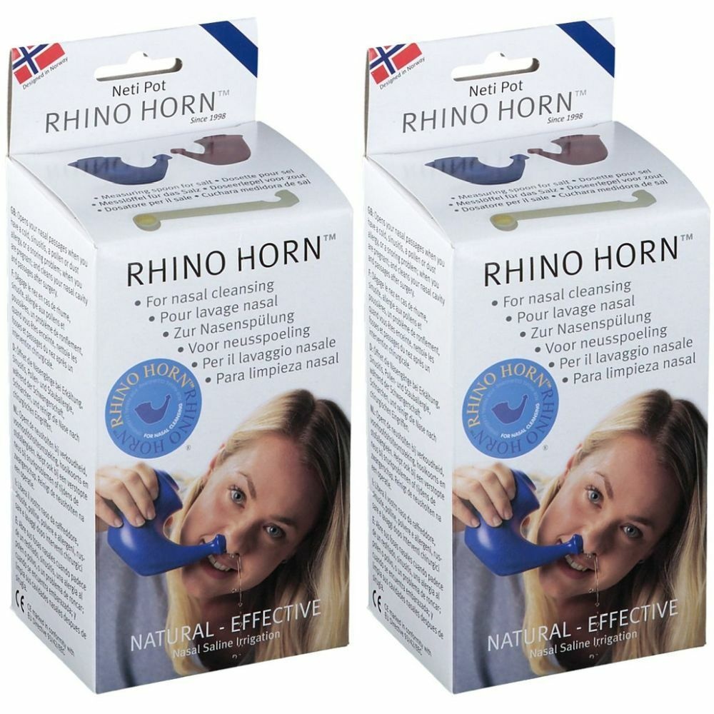Rhino Horn Lave Nez Bleu 2x1 pc(s) accessoire(s)