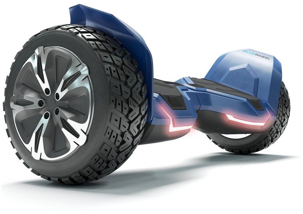Bluewheel Electromobility Skateboard HX510 (Kinder Sicherheitsmodus & App - Bluetooth), 8.5" Premium Offroad Hoverboard Bluewheel HX510 SUV blau