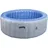 Ø 198 x 67 cm rund Grau-Blau