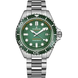 Edox Taucheruhr Neptunian 80801 3VM VDN - silber