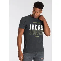 JACK & JONES T-Shirt »KOMPO TEE«, Gr. XXXL, dunkelgrau,