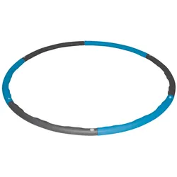 Hula Hop Reifen, 6-teilig, steckbar, blau
