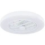 GLOBO LIGHTING Deckenventilator, Deckenventilator mit Beleuchtung und Fernbedienung leise Deckenleuchte weiß