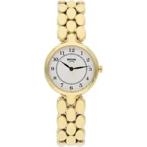 Boccia Titanium BOCCIA Damenuhr Style goldfarben weiß 3378-03
