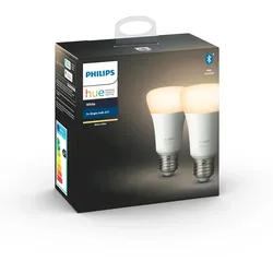 Philips Hue -  White 9W Bluetooth E27 Leuchtmittel 2 pcs.