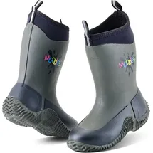 Grubs Muddies Icicle Wellies Gummistiefel Grau 24