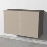 Sanipa 4balance Anbauschrank mit 2 Türen, Sandgrau-Matt,