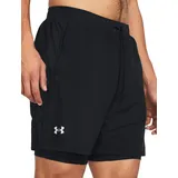 Under Armour Launch 2in1 Laufshorts Herren 001 black/black/reflective L