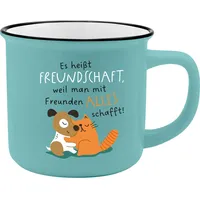SHEEPWORLD Becher mit Motiv Freundschaft 0,35 l Mehrfarbig