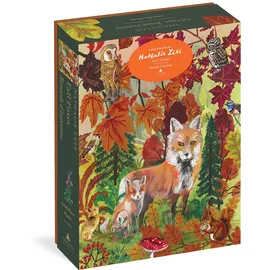 Workman Nathalie Lété Fall Foxes 1,000-Piece Puzzle