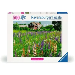 Ravensburger Puzzle 12000844, Scandinavian Places - Bauernhof in Schweden - 500 Teile Puzzle