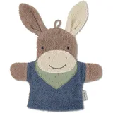 Sterntaler Waschhandschuh Esel Emmilius, blau