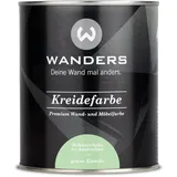 Wanders Shabby Chic Kreidefarbe 750 ml - Grüne Koralle/Helles Grün - Küchenmöbellack und Möbelfarbe ohne Schleifen. Chalk Paint, für Holz & mehr. Hohe Deckkraft, schnell trocknend