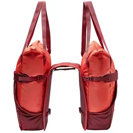 Vaude TwinShopper Fahrradtasche (Größe 44L, rot