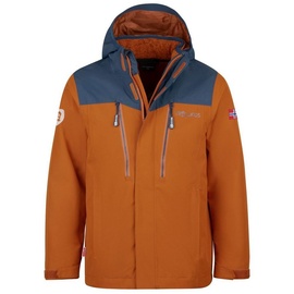 TROLLKIDS 3-in-1-Funktionsjacke Preikestolen blau|orange 176