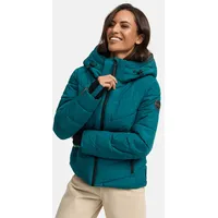 Marikoo Winterjacke MARIKOO "Samuiaa XVI" Gr. L blau Petrol Damen Jacken mit Kapuze