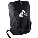 Adidas Unisex – Erwachsene Backpack Combat Sports Rucksack, schwarz/weiß, M
