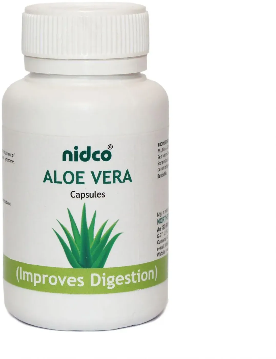 Aloe Vera (60 Kapseln, 250 mg), Aloe Vera Nidco