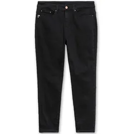 sheego SHEEGO, Damen, Gr. 112, Langgrößen, schwarz denim, 68% Baumwolle, 30% Polyester, 2% Elasthan, unifarben, lang, Jeans