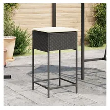 vidaXL Gartenstuhl Garten-Barhocker 40 x 40 x 76 cm schwarz 2 St.