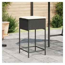 vidaXL Gartenstuhl Garten-Barhocker 40 x 40 x 76 cm schwarz 2 St.