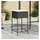 vidaXL Gartenstuhl Garten-Barhocker 40 x 40 x 76 cm schwarz 2 St.
