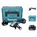 Makita DGA 521 M1X1J Akku Winkelschleifer 18 V 125 mm X-LOCK Brushless + 1x Akku 4,0 Ah + Makpac - ohne Ladegerät