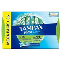 Tampax Compak Pearl Super Tampons, 36 Stück
