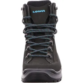 Lowa Renegade Evo GTX Mid Damen Slim Asphalt/Türkis 41,5
