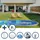 Waterman Stahlwandpool Set achtform 540 x 350 x 120 cm
