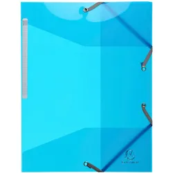 Exacompta 55670E 30x Sammelmappe PP Iderama 3 Klappen mit Gümmizug A4 - Farben sortiert