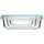 5 five simply smart 5five Simply Smart Frischhaltedosen-Set, Blau, glas