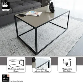 Set One by Musterring Reno Grau Glas 100 x 50 x 60 cm