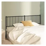 vidaXL Ersatz-Kopfteil Metall Schwarz 180 cm