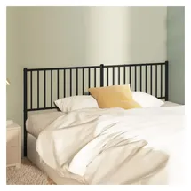 vidaXL Ersatz-Kopfteil Metall Schwarz 180 cm