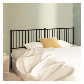 vidaXL Ersatz-Kopfteil Metall Schwarz 180 cm