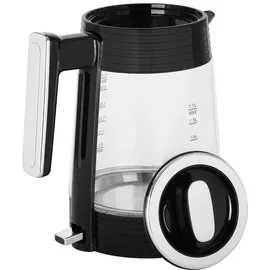 ECG RK 1750 Stripe Wasserkocher 1,7 L 2200 W Schwarz
