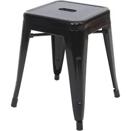 Mendler Hocker HWC-A73 Metall 0 x 0 x 0 cm Schwarz