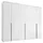 Pol-Power Drehtürenschrank 6-türig 270 x 225 x 52 cm Weiß