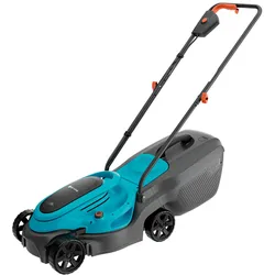 Akku-Rasenmäher GARDENA "EasyMax 32/18V P4A Ready-To-Use", gelb (eh19 pst), B:37cm H:95cm T:114cm, Rasenmäher, Ready-To-Use Set inkl. Akku und Ladegerät