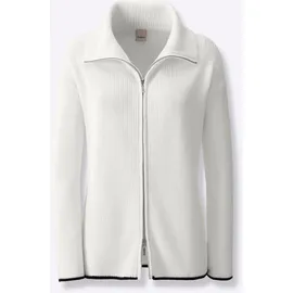 Heine Strickjacke in Weiß 46