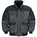 Terratrend Pilotenjacke Gr.XL dunkelgrau/schwarz/orange TERRATREND