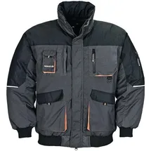 Terratrend Pilotenjacke Gr.XL dunkelgrau/schwarz/orange TERRATREND