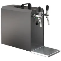 Ich-zapfe Durchlaufkühler Trockenkühler, STREAM 50K mit Luftpumpe 2-leitig Dreikant,KeyKeg,Untertheke