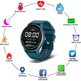 Smartwatch mit Blutdruckmessung,Fitness-Tracker,Gesundheits-Tracker Smartwatch (1,28 Zoll), IP67,wasserdichte Smartwatch für Damen und Herren Smar... - Rot