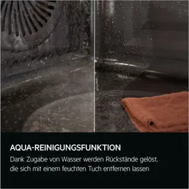 AEG NBR7P621SB Backofen 60cm Pyrolyse SteamCrisp® 19Heizarten Kochassistent Kerntemperatursensor