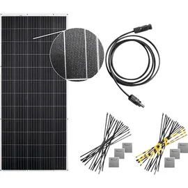osnatech Ergänzungsmodul für Mini-PV-Set 600 "Balkonkraftwerk" FLEX 310W-1 UPGRADE Balkon-Solaranlage