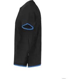 DASSY T-Shirt schwarz/azurblau
