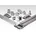 Fk-t 200/150/200 Flachkanal T-Stück 1x 150x50mm 2x 200x50mm