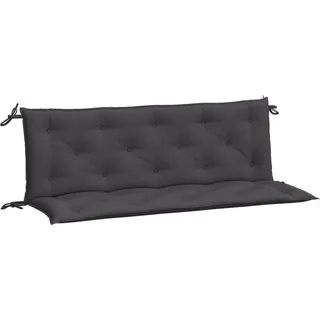 vidaXL Gartenbank-Auflagen Oxford-Gewebe Anthrazit 150 x 50 x 7 cm 2 St.